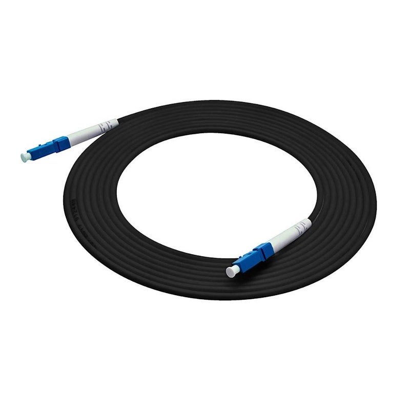 Jeirdus 5M LC to LC Outdoor Armored Simplex 9/125 SM Fiber Optic Cable Jumper Optical Patch Cord Singlemode 5Meters 16ft LC-LC - Image 4